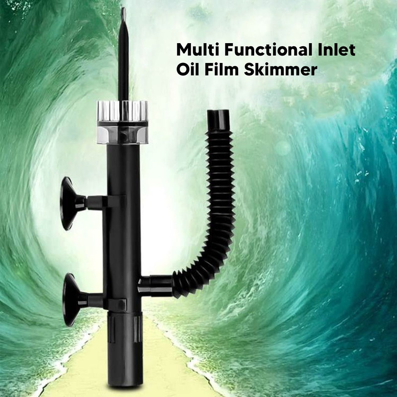 Aquarium Oil Film Skimmer Efficient Self Floating Fish Tank Surface