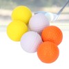 6Pcs Golf Balls Set 3 Colors Textured Surface Balls and