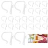 24Pcs Church Pew Clips for Wedding Decorations,TopRui Heavy Duty Plastic