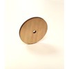 25 Wood Circle with 1/4" Center Hole Blank Discs 3/16"