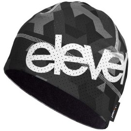 Eleven Sports Hat for Running, Cycling, Hiking, Active Lifestyle and Skiing, Running Hats for Women, Men and Children, Functional Hat with Ventilation Air, Vertical Black