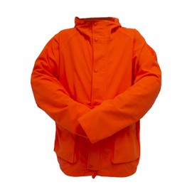 Wildfowler Outfitter Men's Waterproof Parka, Blaze Orange, Small