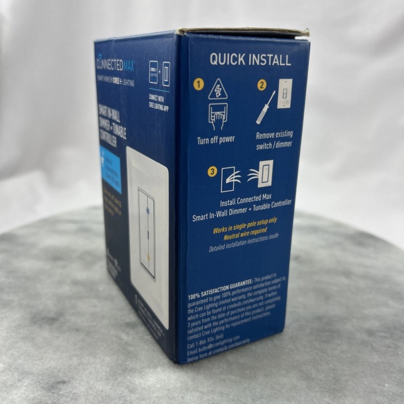 CREE Connected Max Smart In-Wall Dimmer & Tunable Controller Bluetooth