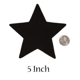 Playfully Ever After 5 Inch 12pc Felt Stars (Ocean Blue)