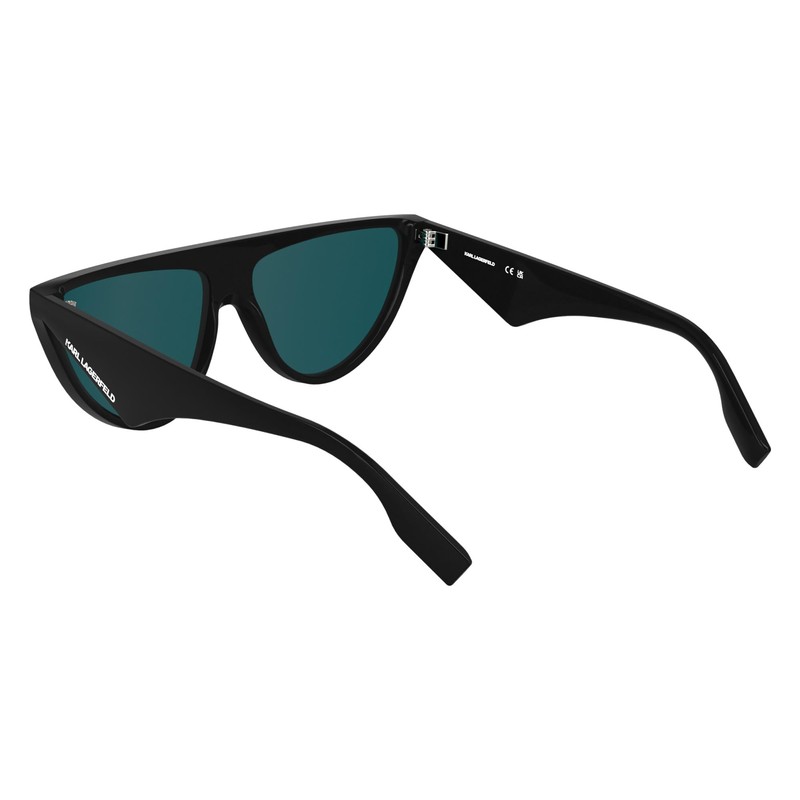 KARL LAGERFELD Unisex KL6185S Sunglasses, Black, One Size, black