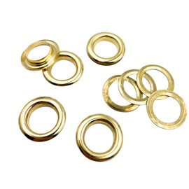 50 Sets Gold Grommets Eyelets Kit 14mm Hole Rivets with Washers for Leather,Tarp,Canvas PT1764