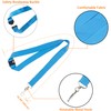 WEZEBEL 12 Pack Durable Polyester Lanyards with Safety Clasp -