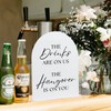 Acrylic Wedding Sign with Stand- 8"x10" Arch Acrylic Wedding Sign