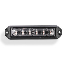 3 Watt 6 LED Emergency Vehicle Grill Warning Light Head (White)