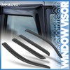 M-AUTO Outside Mount Window Visors Compatible with 08-11 Toyota Sequoia,