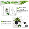 Shineloha 2 Pack Hanging Planters for Indoor Plants with 5.5"