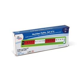 hand2mind Number Paths, Rekenrek Color-Coded Number Line, Teacher Supplies, School Supplies, Math Manipulatives, Classroom Supplies For Teachers Elementary, Kindergarten Homeschool Supplies (Set of 6)