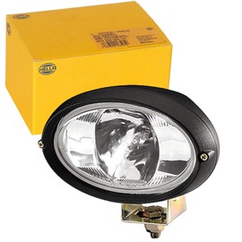 HELLA 1GA 996 161-281 Halogen-Worklight - Oval 100 - 12V - mounting - Vertical - Long-range illumination - Cable: 2000mm - Plug: AMP