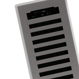 Imperial RG3443 Montezuma Decorative Floor Register, 3 x 10-Inch, Grey Granite