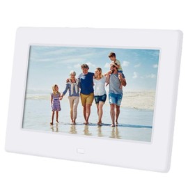 Digital Picture Frame, 7 Inches, Electronic Picture Frame Album, 1080P HD 16:9 Digital Children's Photo Frame Player, Calendar/Alarm Clock/Music/SD/USB, Christmas, Birthday Gift for Boys, Girls