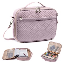 IMAGINING Bible Cover for Women - Stylish Large Bible Covers - Bible Case with Handles - Bible Bag Journal Case - Bible Carrying Case for Women - Bible Gift - Book Protector for Book Lovers