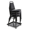 Alera ALESCCART Stacking Chair Dolly, 22-1/2w X 22-1/2d, Black