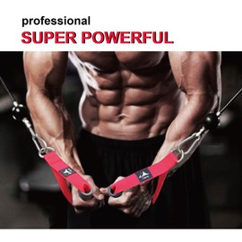 Vigoog Heavy Duty Gym Workout Handles, Rubber Grip Exercise Machine Attachments for Cable Machine,Resistance Band,Pulley System Fitness Equipments