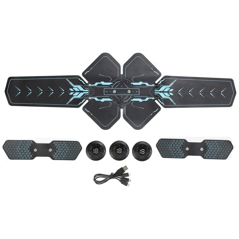EMS Wireless Muscle Stimulator Unisex Abdominal Toner for Abdomen Back