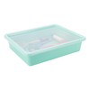 Storex Letter Size Flat Storage Tray – Organizer Bin with