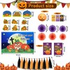 Preboun 83 Pcs Halloween Christian Pumpkin Trunk or Treat Car
