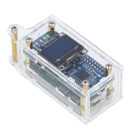 MMDVM Hotspot Support DMR D Star YSF P25 NXDN POCSAG Simplex Digital Voice Modem with 0.96 Inch Screen for RasPi Zero W
