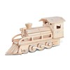 Puzzled 3D Puzzle Steam Train Wood Craft Construction Model Kit,