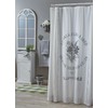 Park Designs Seed Sack Shower Curtain 72''X72''