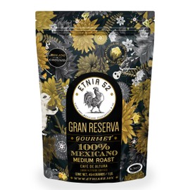 Café Molido de Altura Gran Reserva | 454gr | Tostado Medio | Cuerpo Completo | 100% Arábica | Certificación Kosher | Notas a Lima y Avellana | Cafe Molido para Cafetera - Café Molido Medio | ETNIA 52