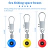 MIPIACE 180 Pcs Rubber Stoppers Fishing 6 in 1 Fishing
