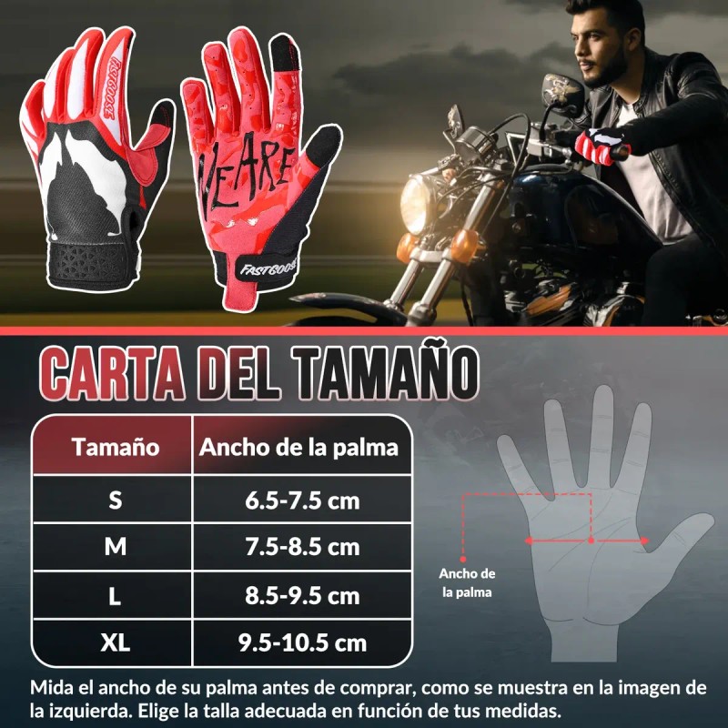 1par Guantes De Bicicleta Montaña Ciclismo Guante Hombre