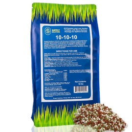 Supply Solutions 10-10-10 Complete Lawn & Garden Granular Fertilizer with Micronutrients – Balanced NPK Plant Food for Soil Health, Blooms & Roots – Safe for Vegetables, Fruits, Lawns (10 Pound)