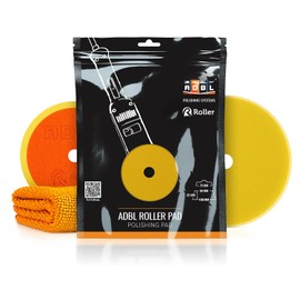 ADBL Polishing Pad, Polishing Sponge with Velcro Fastener - Dual Action - Professional Quality - Ø 75 mm