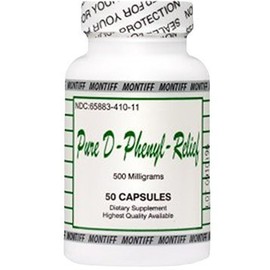 Montiff - Pure D-Phenyl Relief 500 mg 50 caps by Montiff