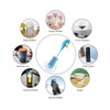 WSOQYEO Water Bottle Cleaner Brush Semi-Automatic Silicone Bottle Brush for