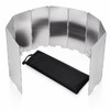 Aluminum Camping Stove Wind Shield for Outdoor Cooking – Multi-Panel