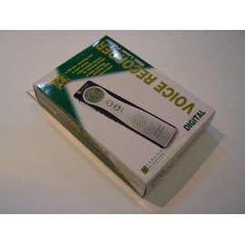 Oregon Scientific Digital Voice Recorder Slim (IC Recorder) With Laser Pointer & Tie/Desk Lavaliere microphone