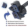 Slab Flattening Router Bit 1/4 Shank with DLC Coated, 1-1/2”