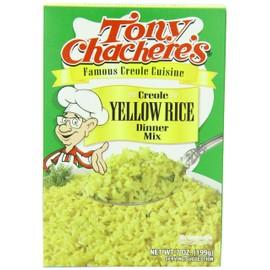 Tony Chachere Rice Mix, Creole Yellow, 7 Ounce (Pack of 12)