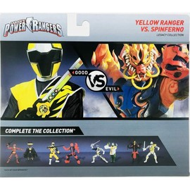 Bandai Pwr Rangers Legacy Collection (Yellow & Spinferno)