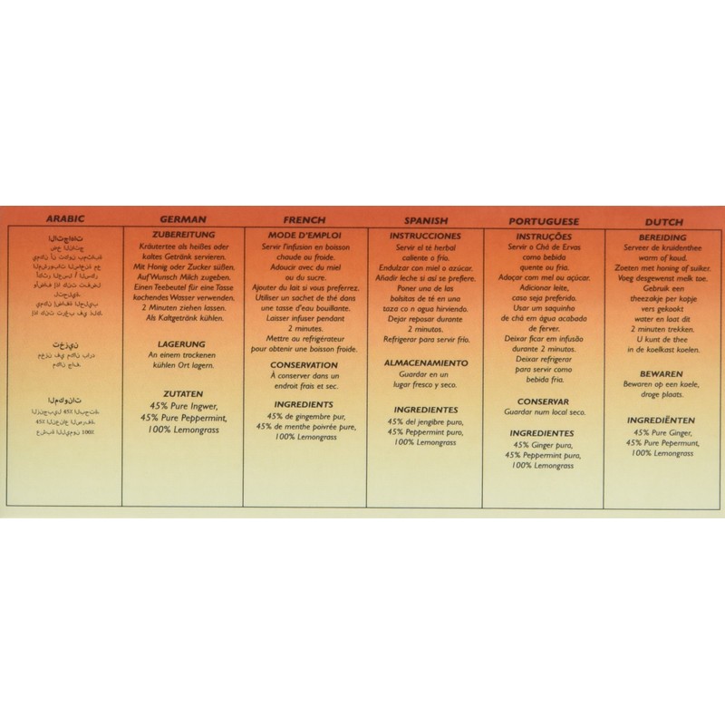 Dalgety Peppermint and Ginger Herbal Tea - 18 Teabags (Pack