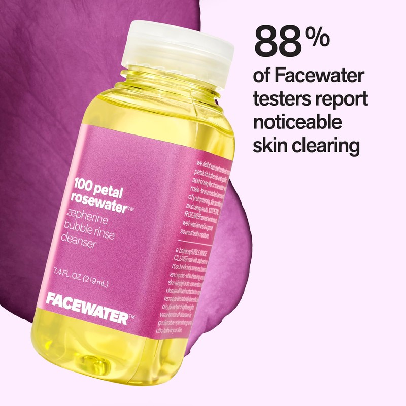 PLANT BEAUTY DISTILLERY Facewater Zepherine Facial Cleanser Rosewater 100 Petals