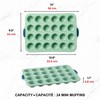 Starfrit Silicone Baking Pans - 24 Mini Muffins