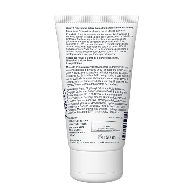 Carovit Sun Protection Program for Moisture and Relief for Face