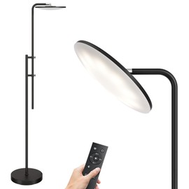 SUNMORY 32W/3000LM Floor Lamps, Super Bright LED Standing Lamp with Remote Control, Adjustable Tall Lamp with 350°Rotating Head, Modern Dimmable Torchiere Corner Lamp for Living Room, Bedroom, Office