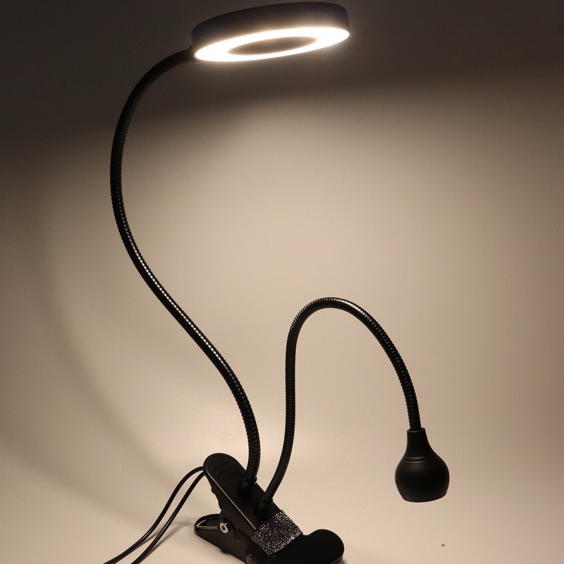 2 in 1 Gooseneck Curing Lamp USB Interface Adjustable Bendable