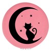 Enthoozies Kitty Cat on The Moon Pink Laser Engraved Leatherette