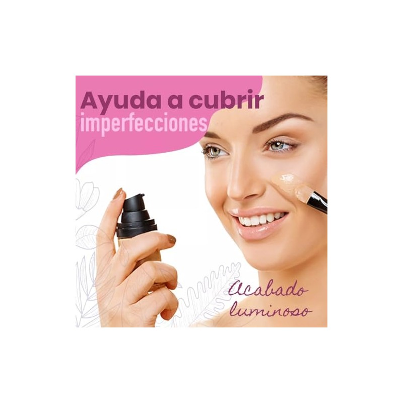 Maquillaje Tailaimei Velvet Touch Cobertura Liquido Base (Tono 4 beige)
