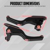 cooideamoto Brake Clutch Levers Hand Control Levers Kit Fit for