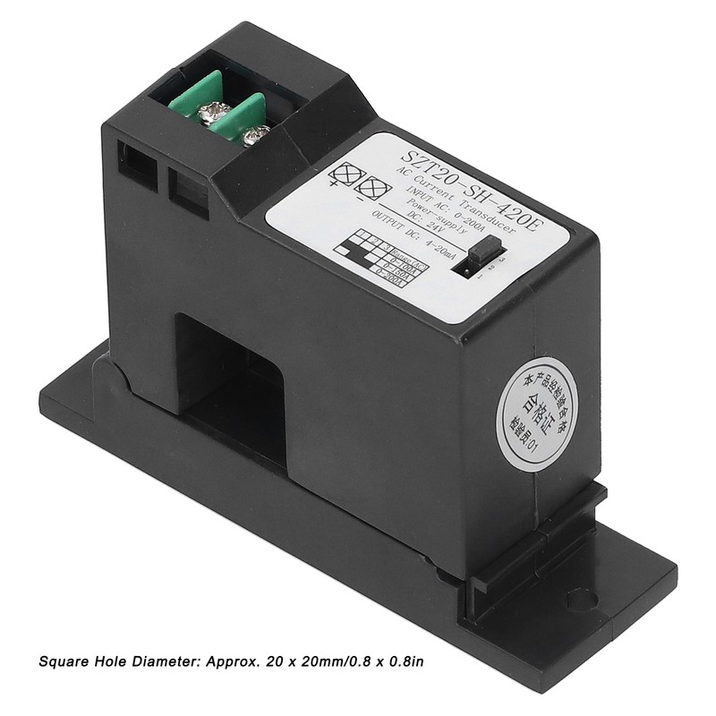 AC Current Converter Transmitter Transducer Industrial Supplies 0‑200A SZT20‑SH‑420E